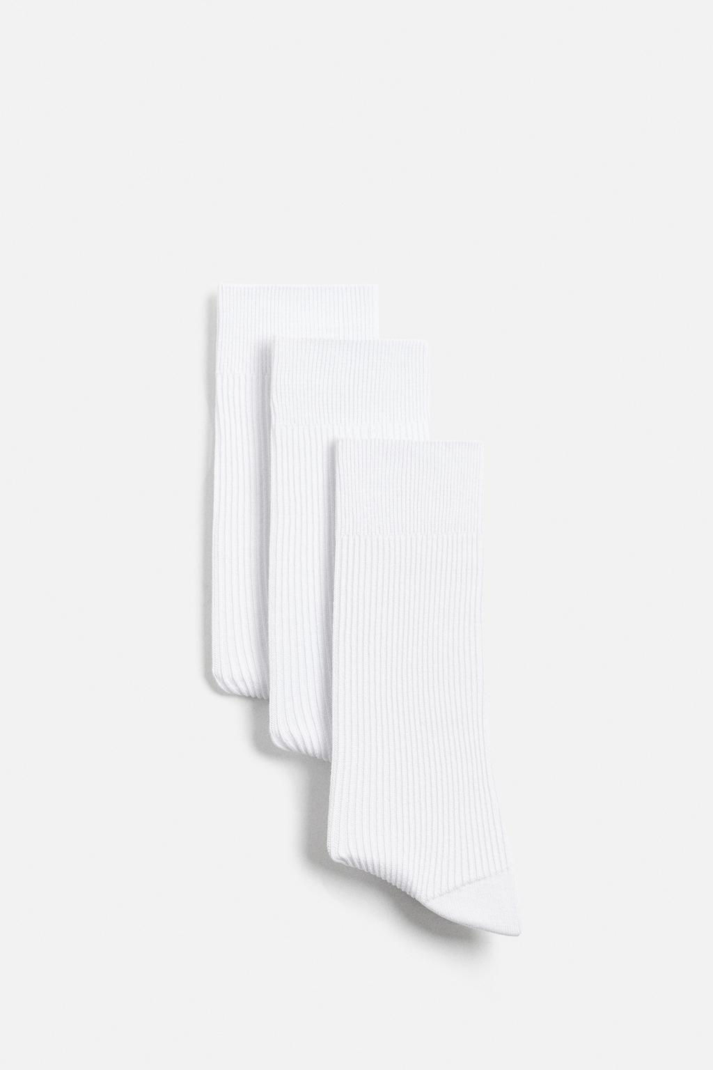 PACK OF 3 RIBBED SOCKS