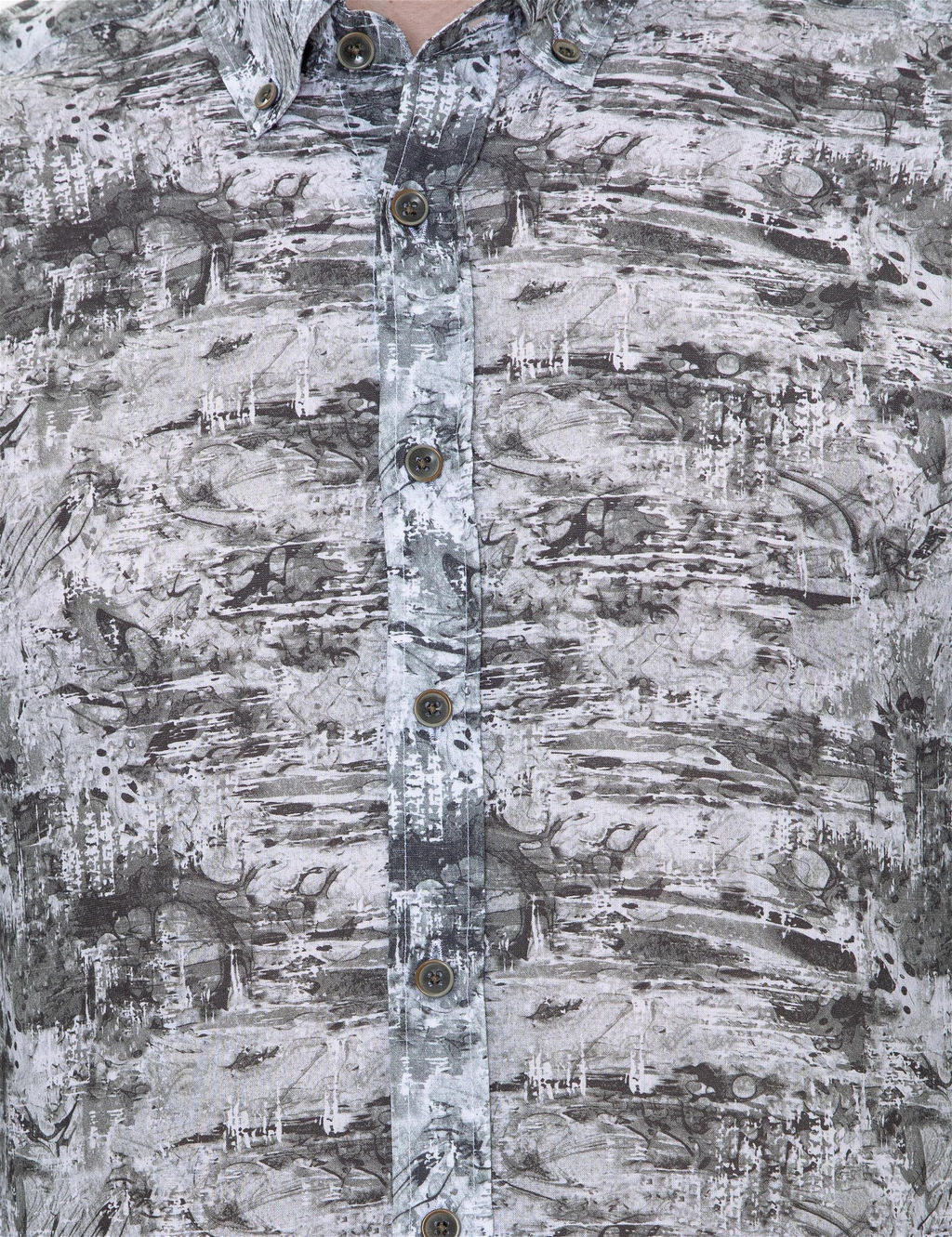 Haki Slim Fit Uzun Kollu G_mlek - Pierre cardin фото 6