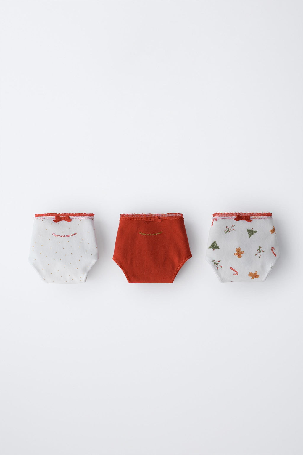 6-14 YEARS / THREE-PACK OF TREE AND BISCUIT BRIEFS