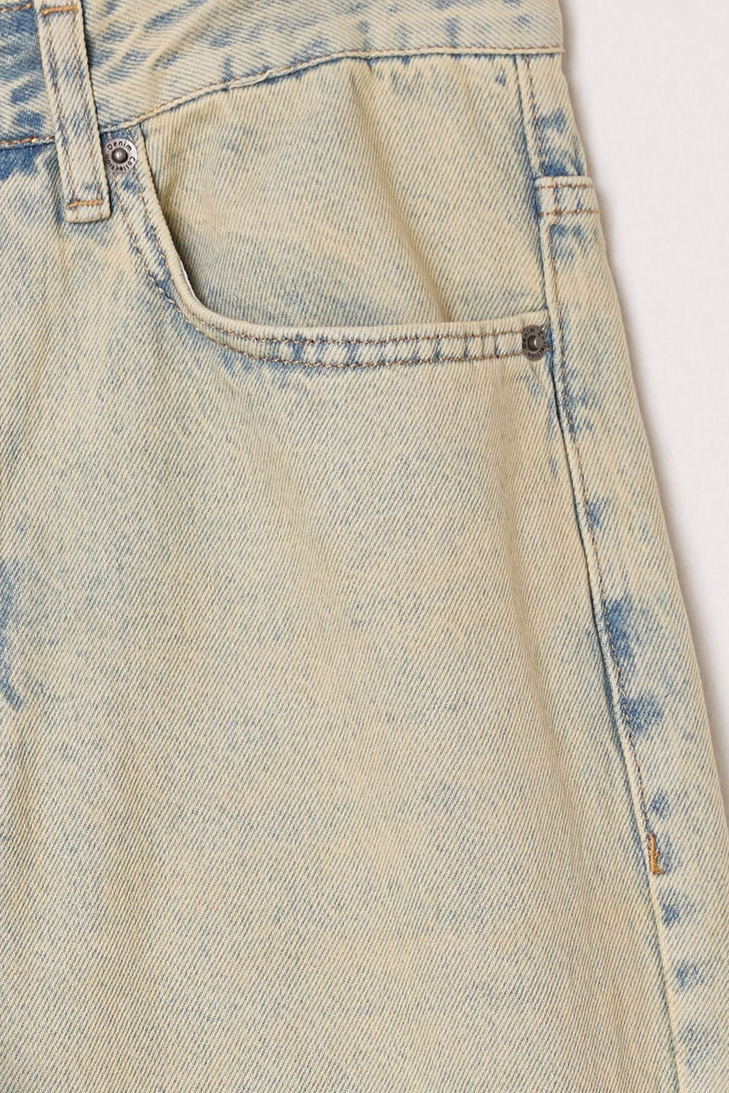 TRENDYOL MAN Mavi -Yesil Tintli Baggy Fit Bol Kot Pantolon Jeans TMNSS25JE00008 - Trendyolmilla фото 2