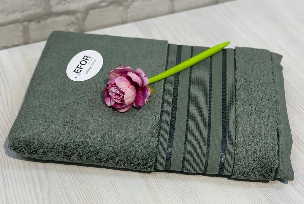 Набор полотенец EFOR NEW KOLLECTION из 1-ого предмета (70*140) HAKI зеленый