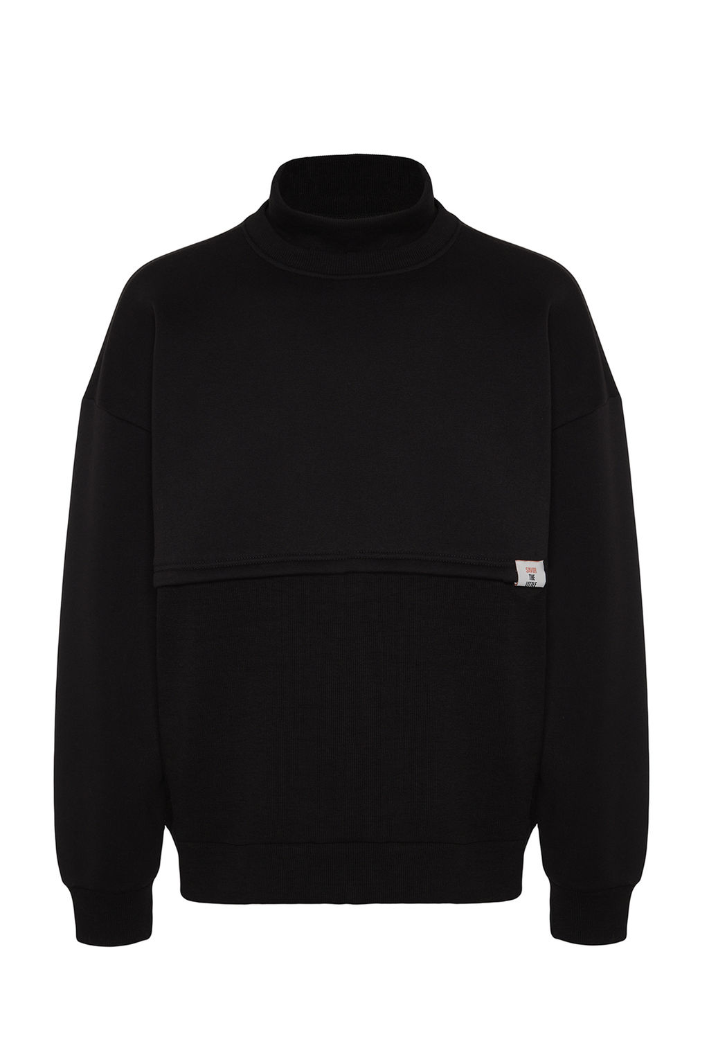 TRENDYOL MAN Limited Edition Tas Oversize/Genis Kesim Etiketli Ici Polar/S?cak Tutan Sweatshirt TMNAW24SW00228 - Trendyolmilla фото 19