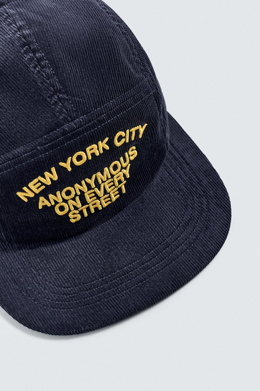 EMBROIDERED CORDUROY CAP - Zara фото 3