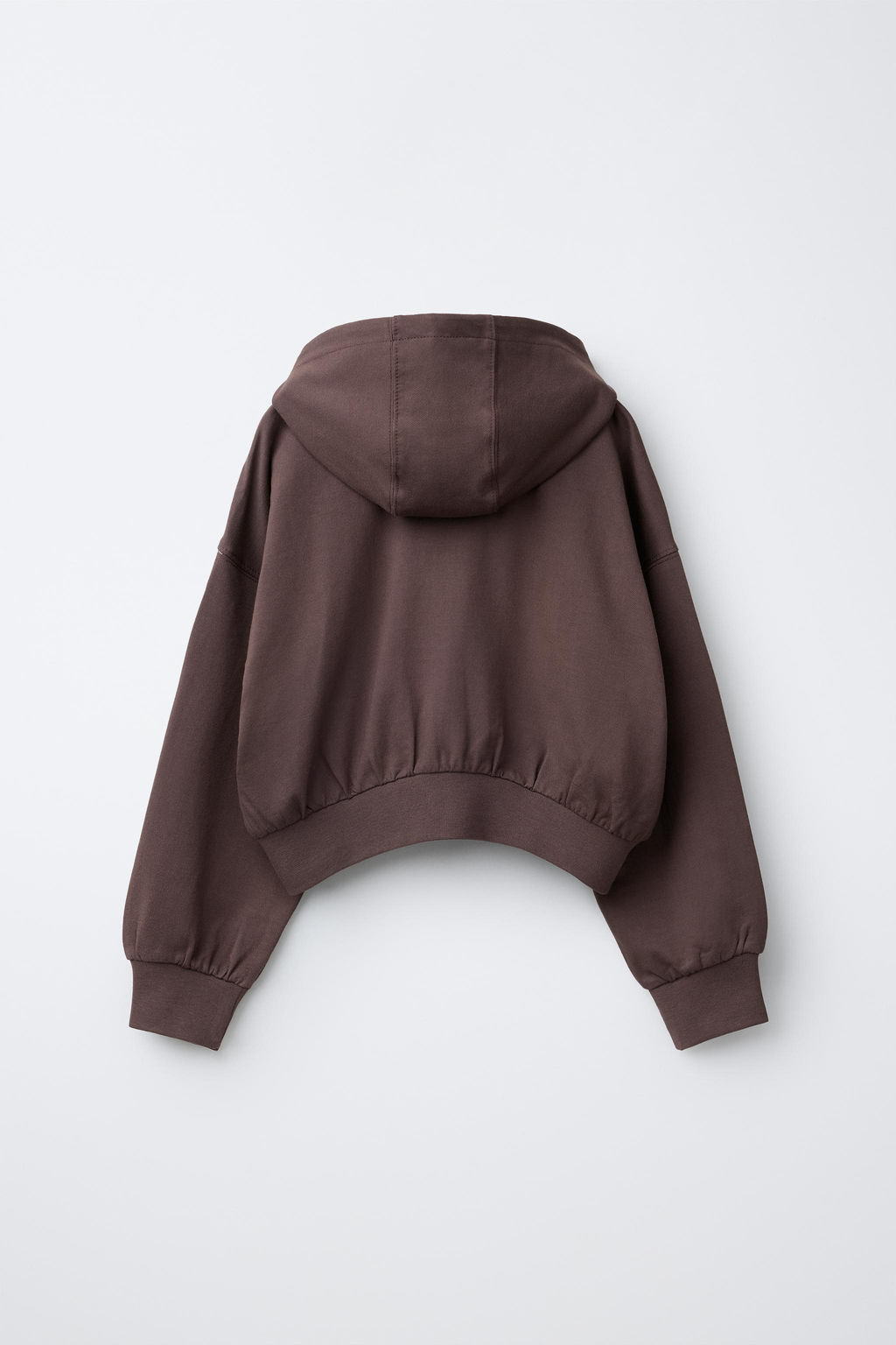 SUDADERA CAPUCHA TEXRO RELIEVE / Marr?n - Zara фото 2