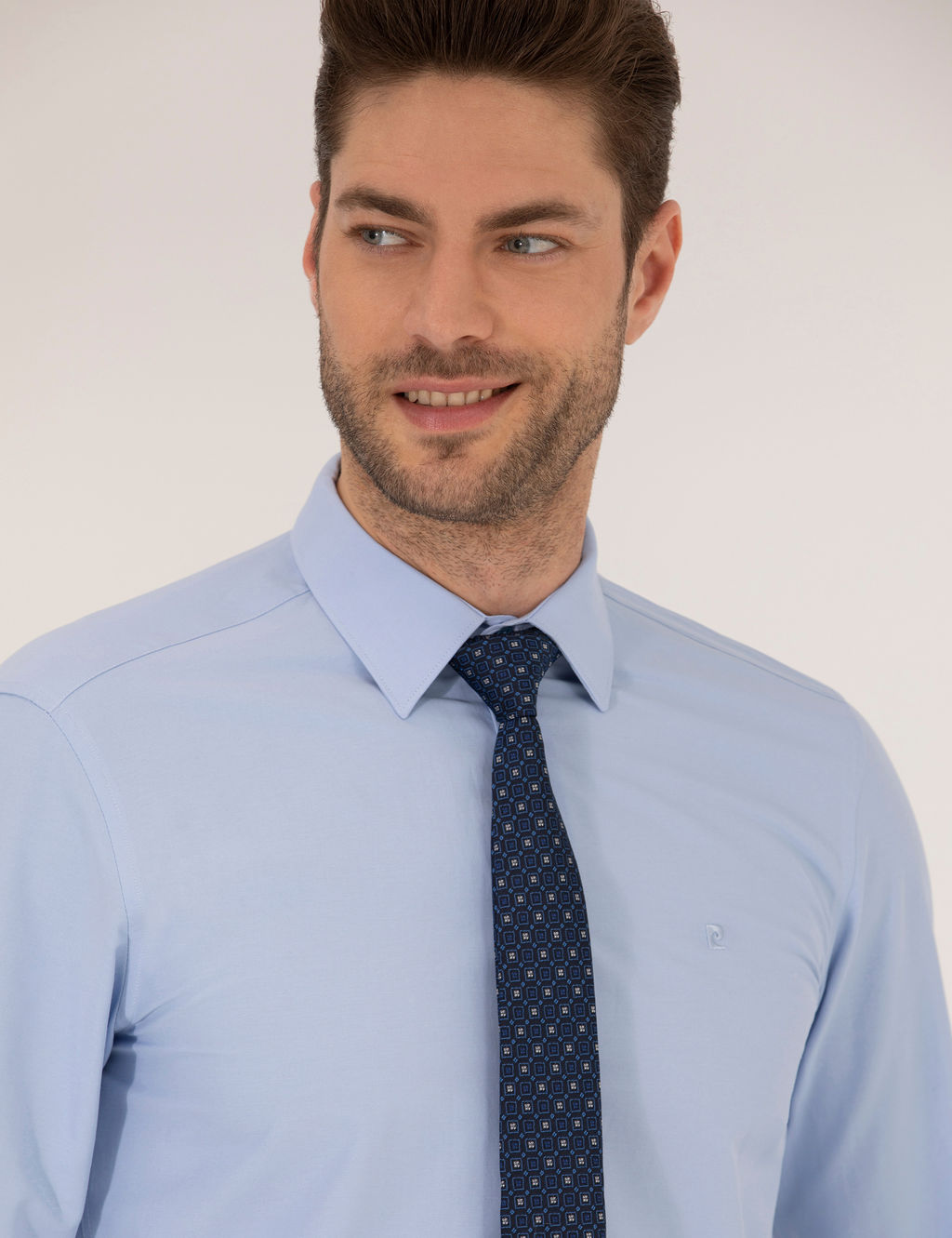 Mavi Slim Fit Uzun Kollu Klasik G_mlek
