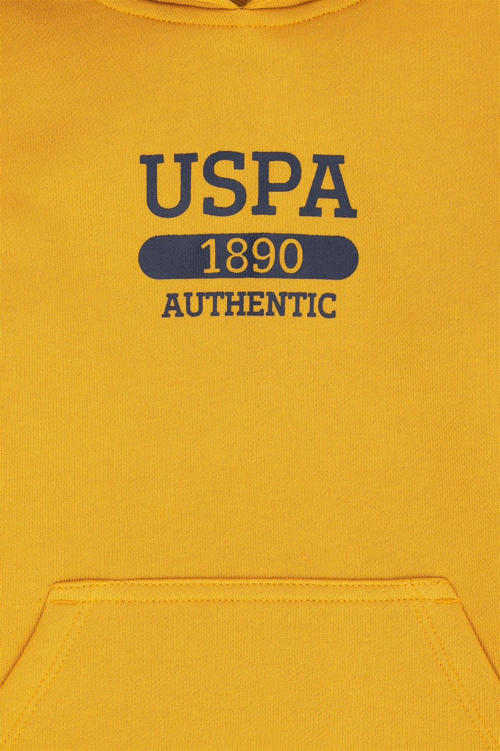 U. S. Polo Assn Толстовка с капюшоном горчичного цвета для мальчика - U.s. polo assn фото 3