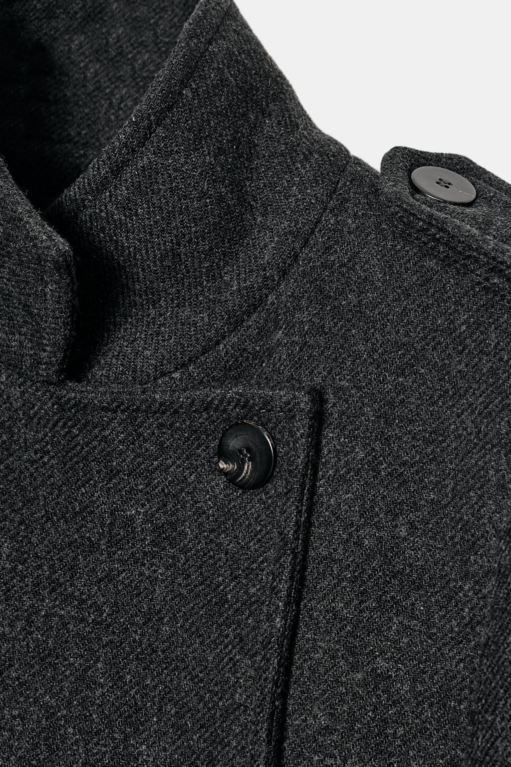 ZW COLLECTION LIMITED EDITION LONG WOOL COAT - Zara фото 10