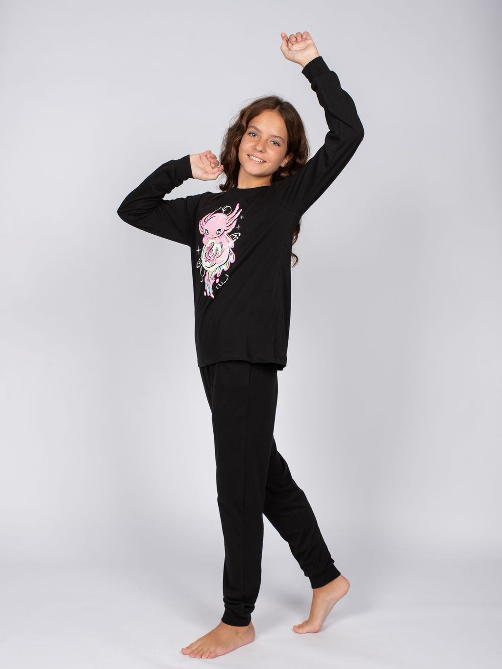 Пижама для девочки (джемпер+брюки) 91281 Lets go - Let's go фото 7