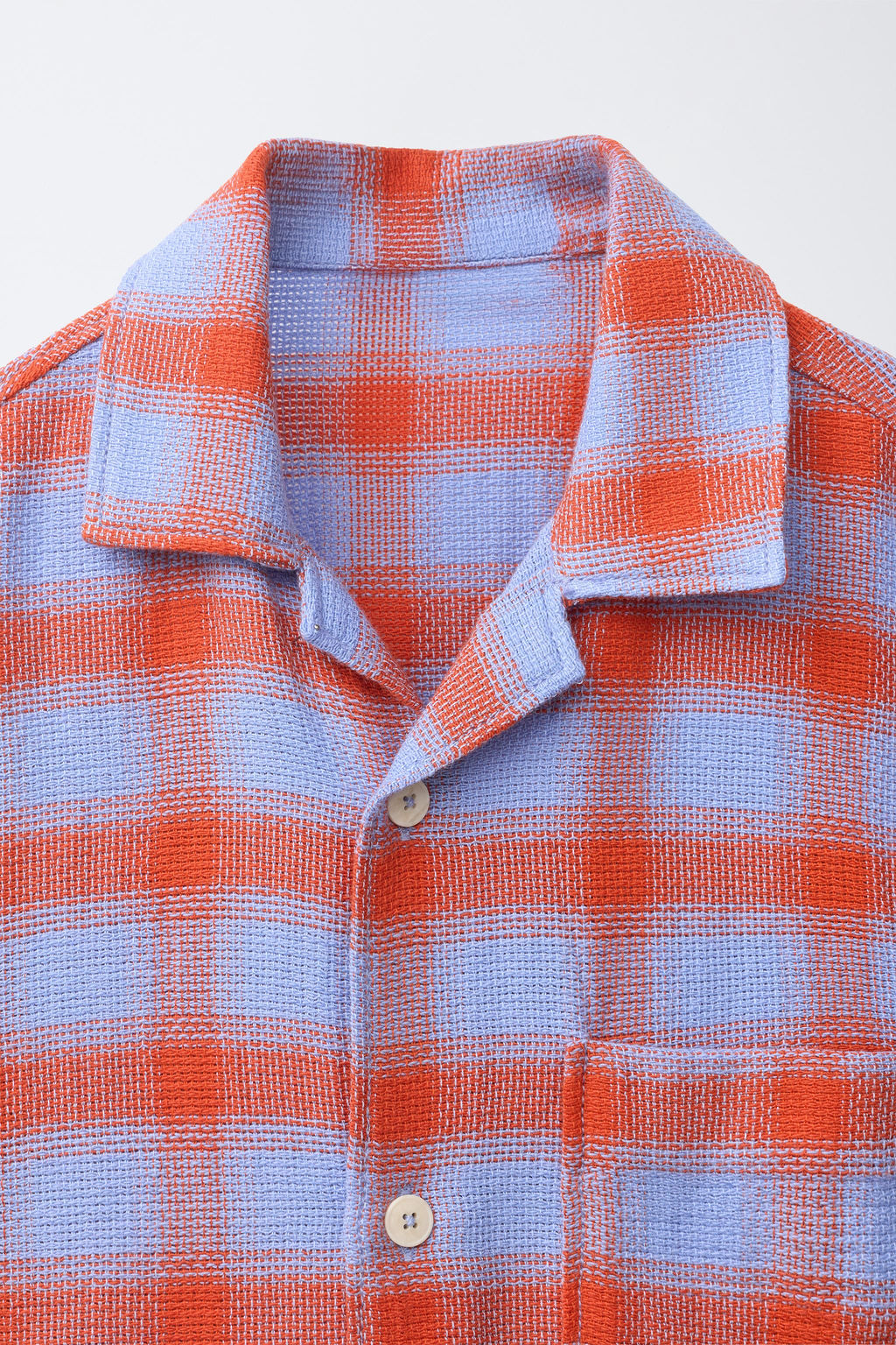 CAMISA CUADROS R?STICA / Rojo - Zara фото 4