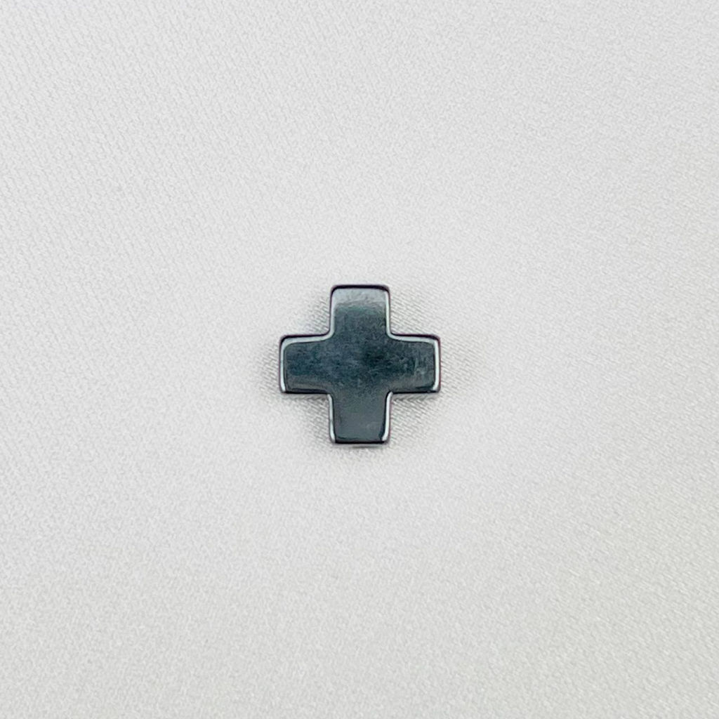 Вставка "Крест" из Гематита (1 шт)