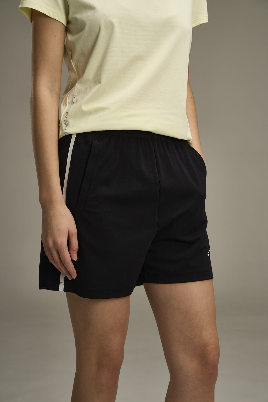 Шорты трикотажные Черный