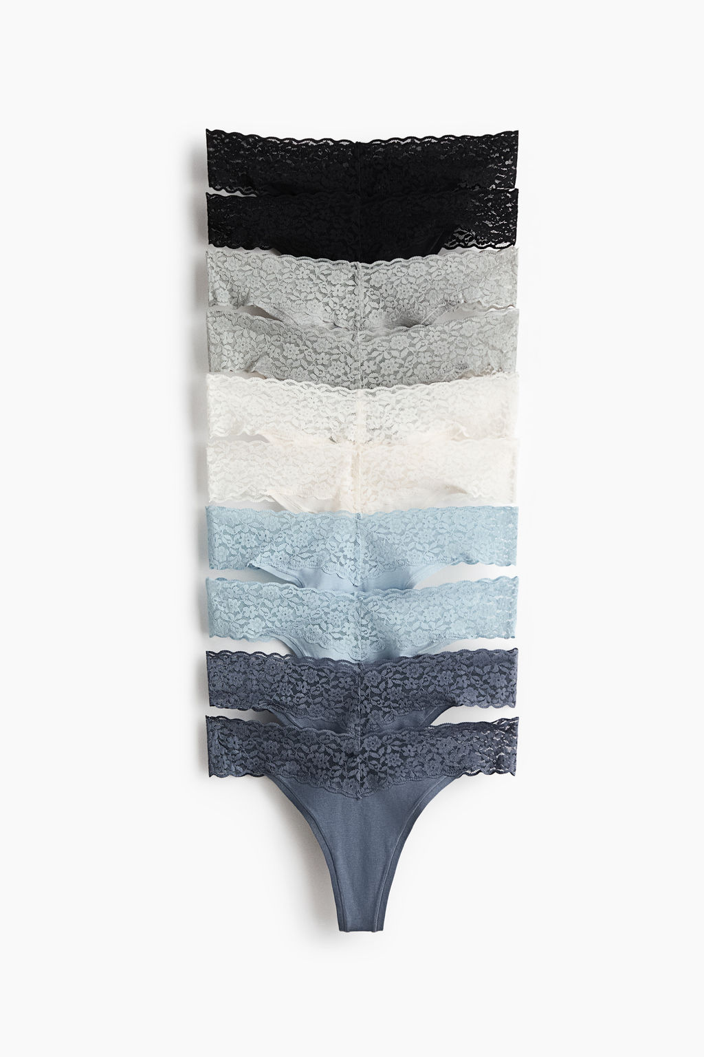 Pack de 10 bragas Thong de encaje - H&m фото 2