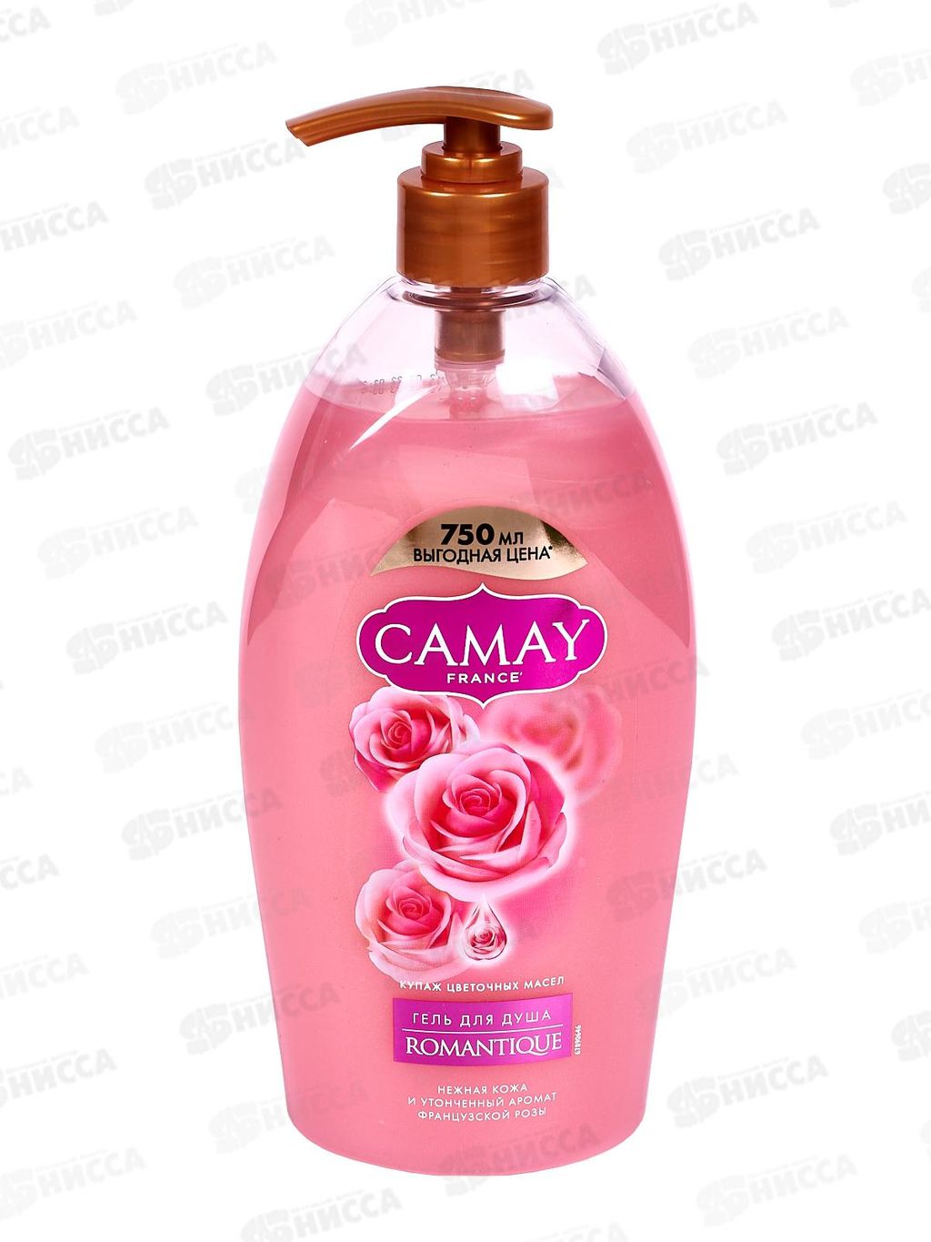КАМЕЙ гель д/душа 750мл Романтик