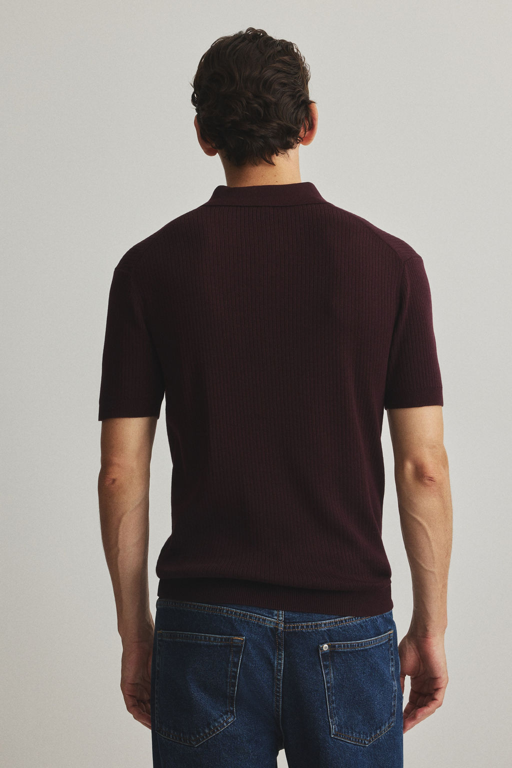 Polo con media cremallera Slim Fit - H&m фото 7