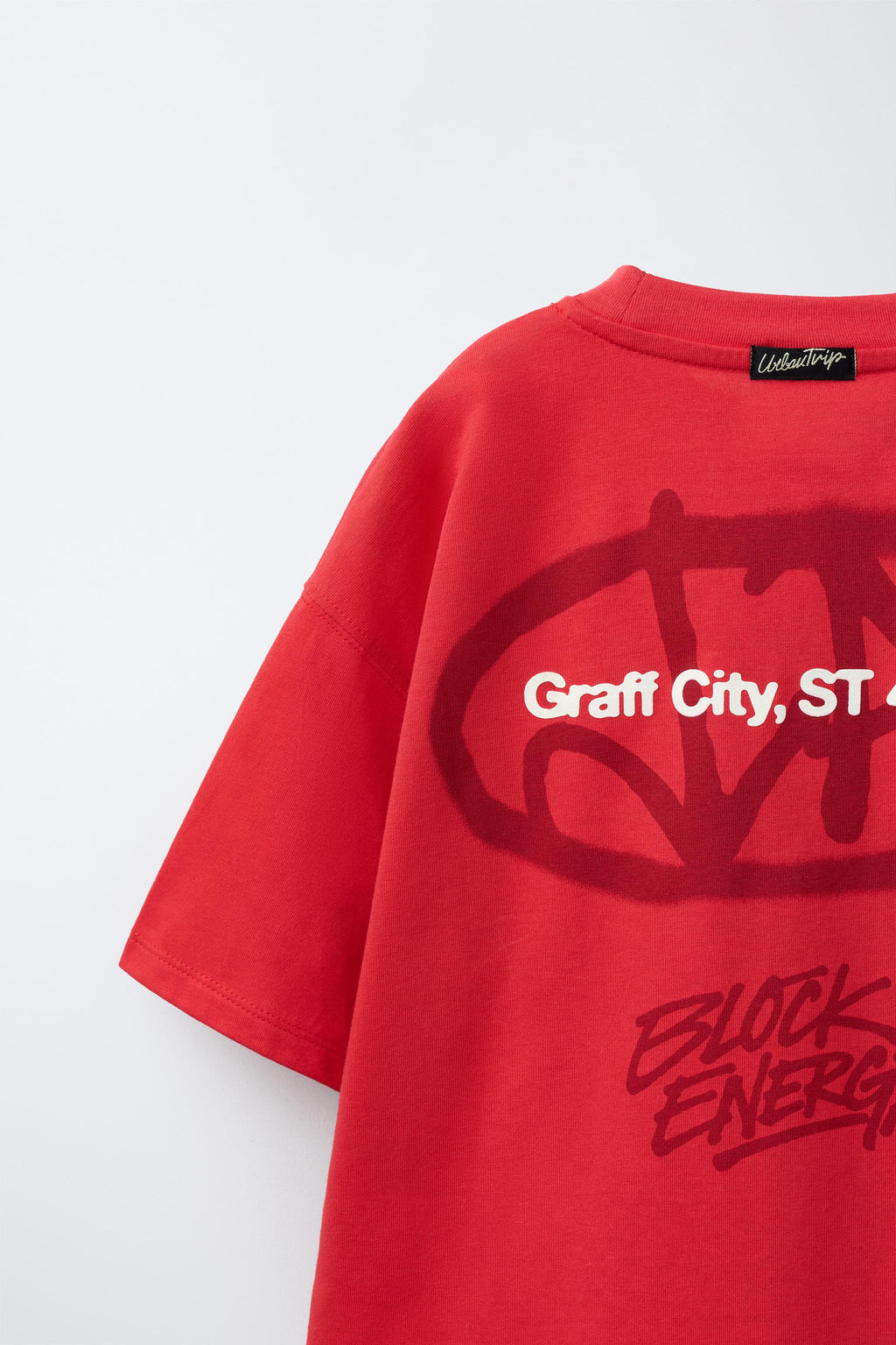 CAMISETA ESTAMPADO GRAFFITI / Rojo - Zara фото 6