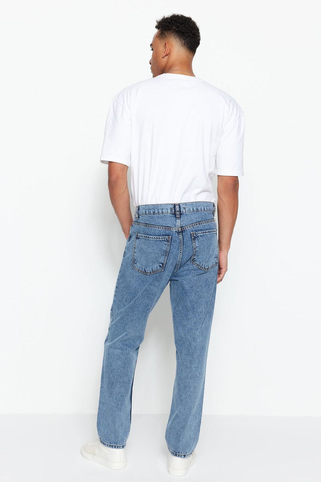 TRENDYOL MAN Mavi Relax Fit Jeans Kot Pantolon TMNSS22JE0227 - Trendyolmilla фото 5