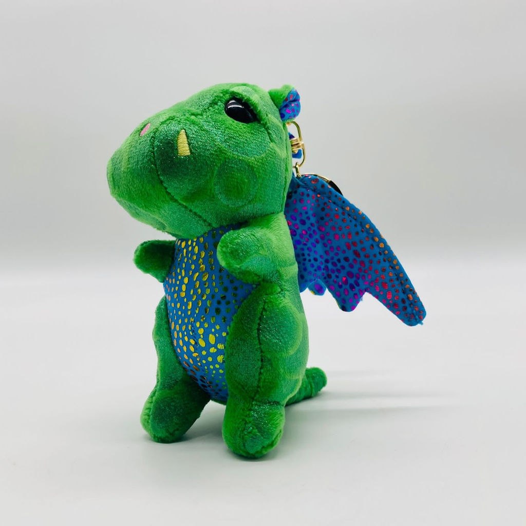 Мягкая игрушка брелок Дино с цветными чешуйками 13 см в ассортименте - Storyland фото 9