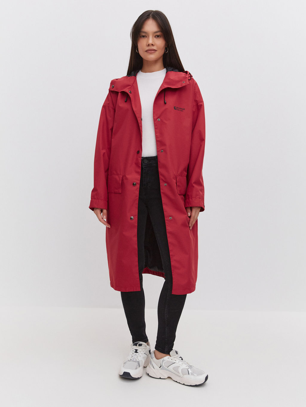 Плащ женский OVERSIZE 24271-465 черный - Avese фото 16