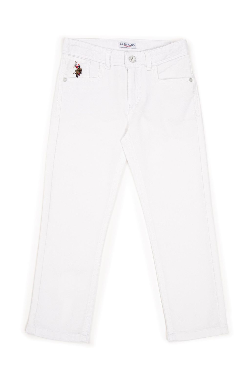 U. S. Polo Assn Белые брюки из плотной ткани для мальчика - U.s. polo assn фото 2