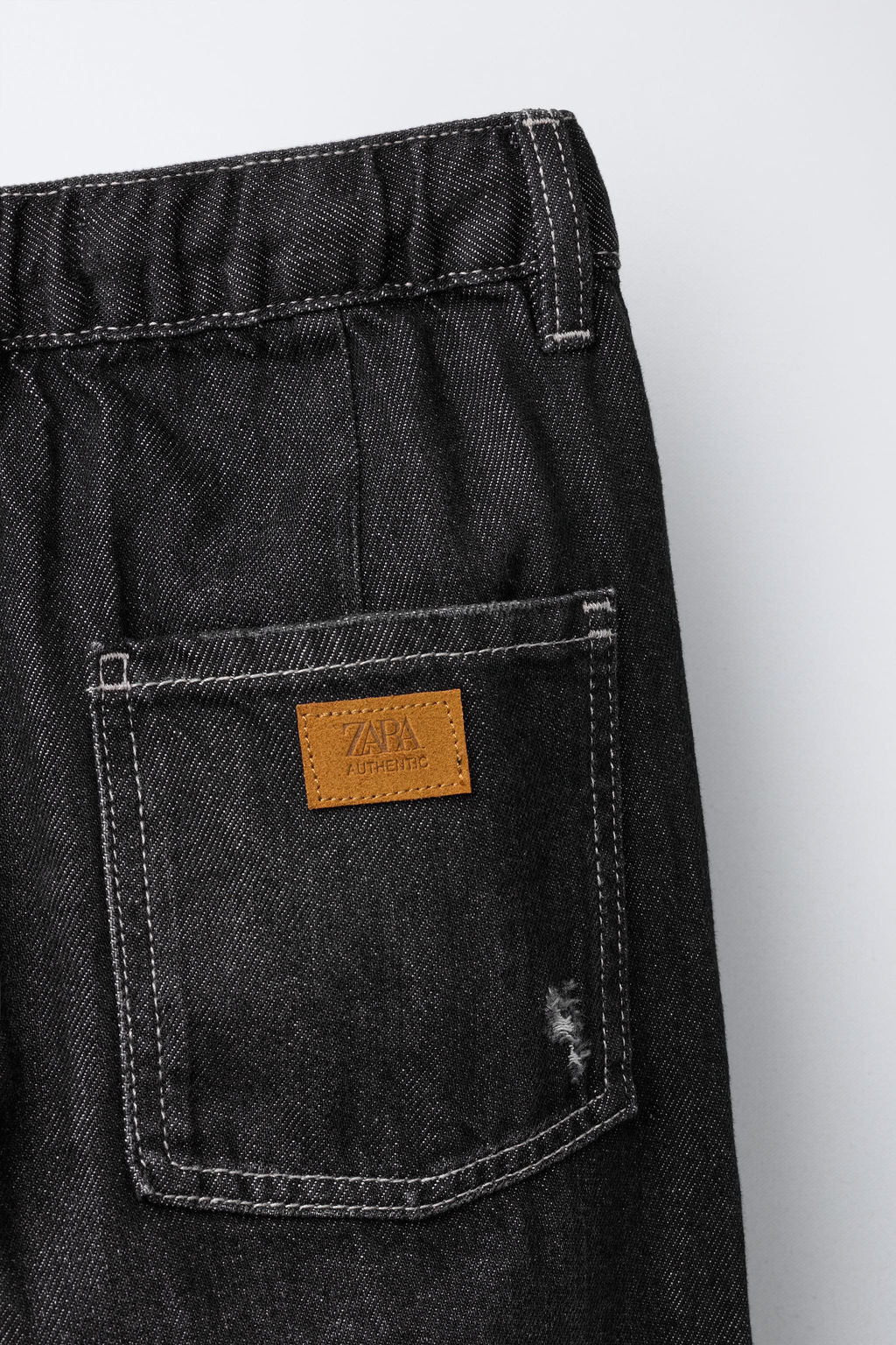 JEANS BAGGY BALLOON / Negro - Zara фото 4