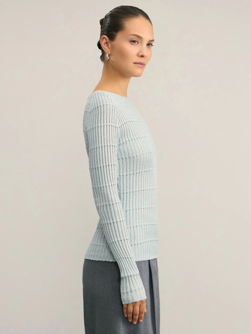 Вязаный лонгслив / Zarina  фото 4