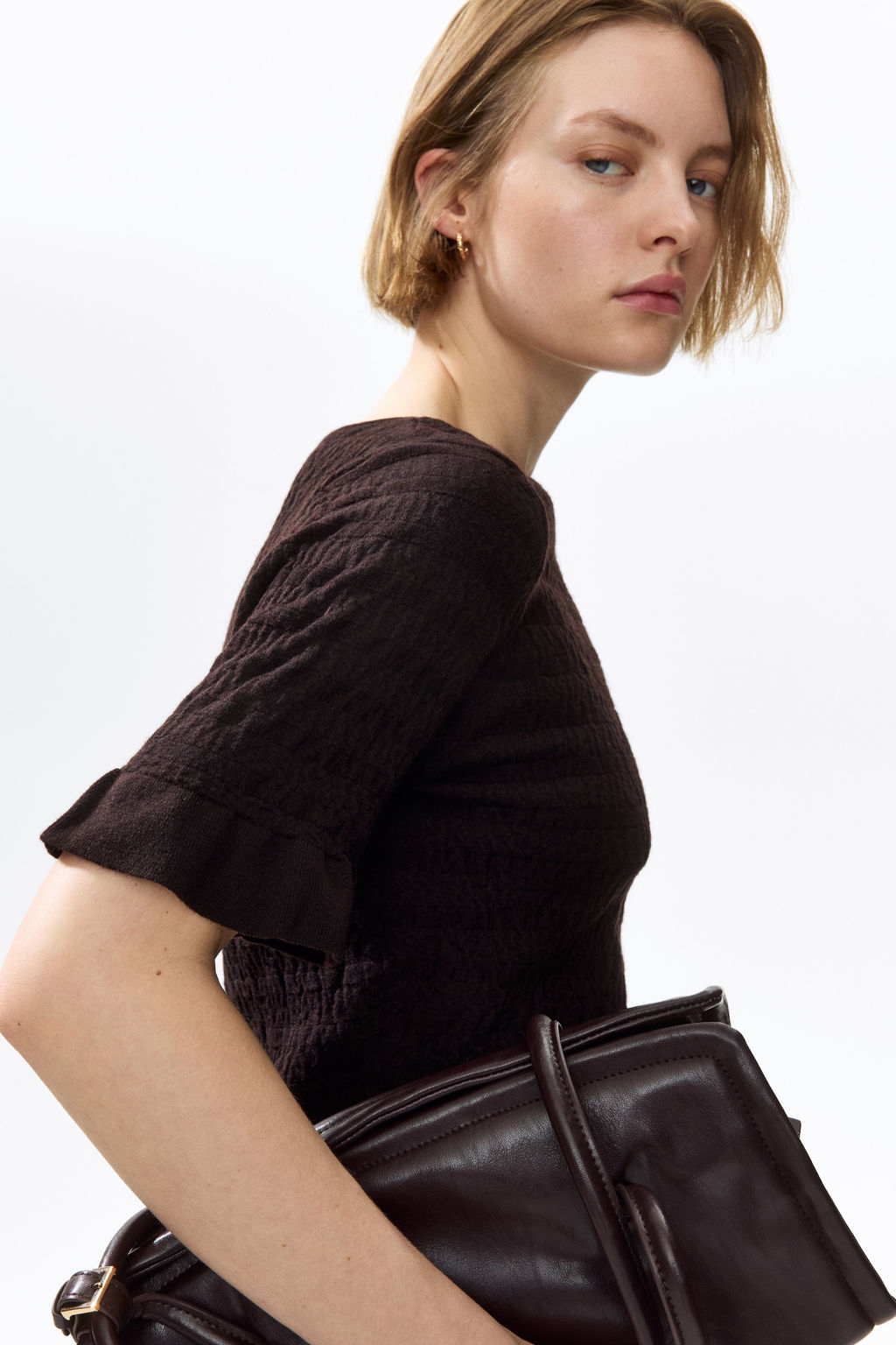 Top en punto con textura - H&m фото 3