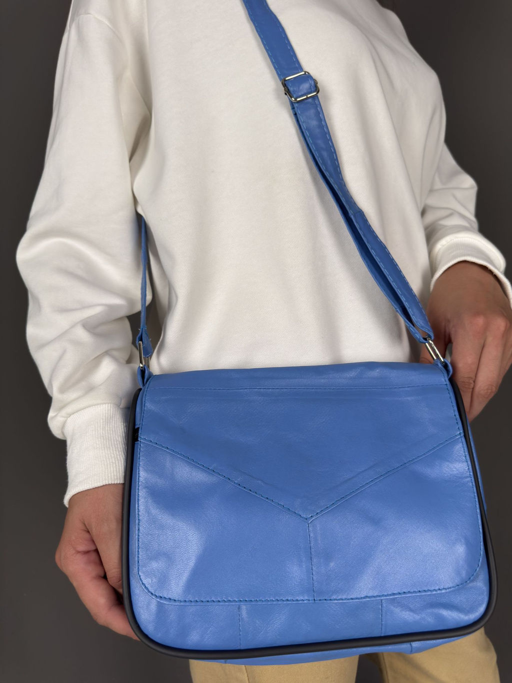 Сумка женская из телячьей кожи