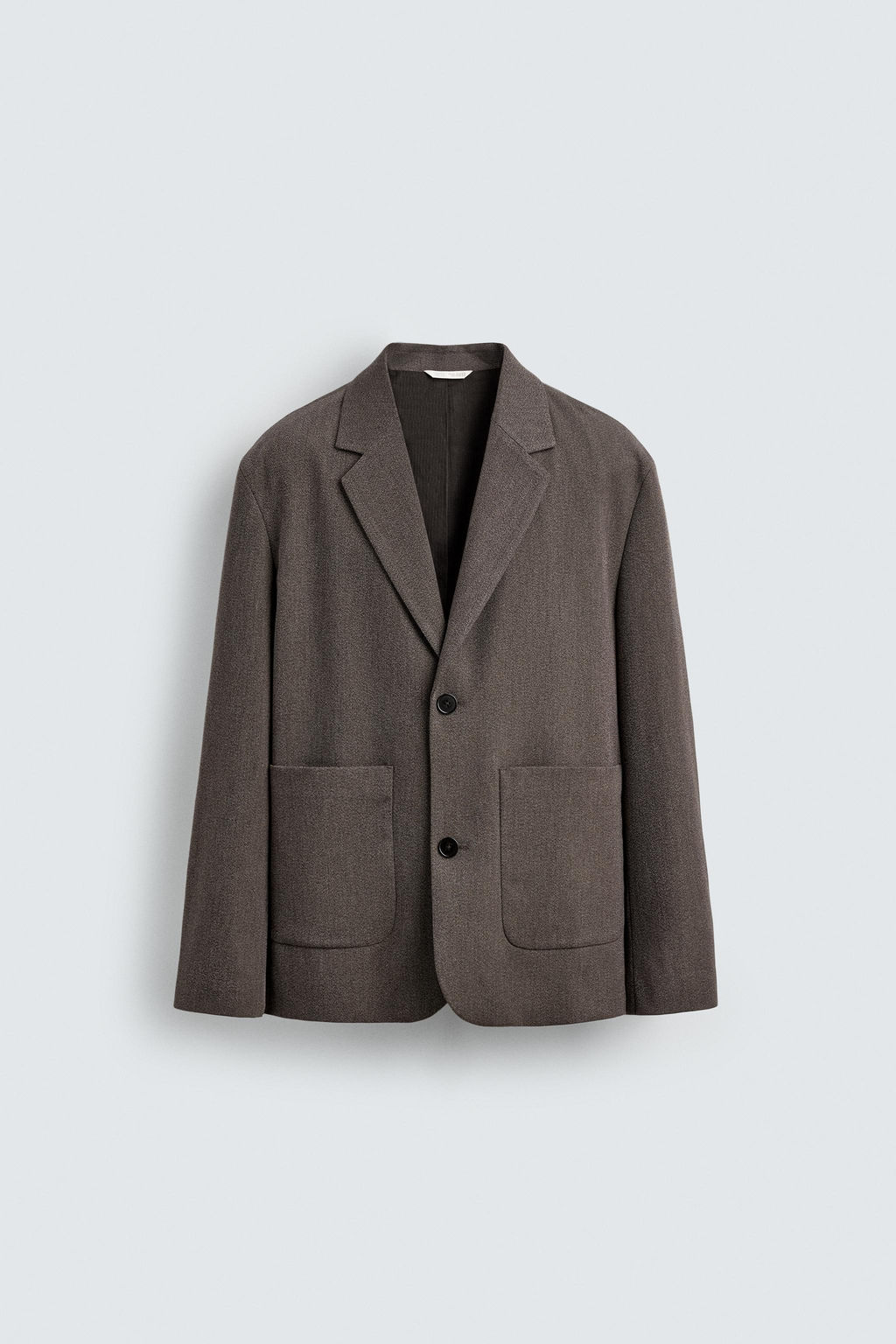 BLAZER TRAJE ESTRUCTURA RELAXED FIT / Marr?n / Topo - Zara фото 7
