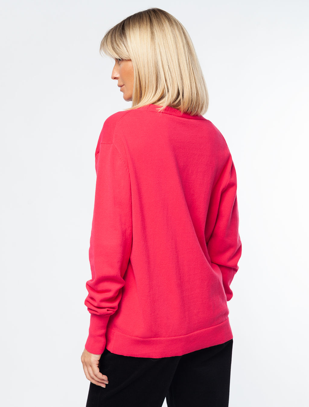 VILATTE / Жакет тонкой вязки на пуговицах из перламутра  фото 5