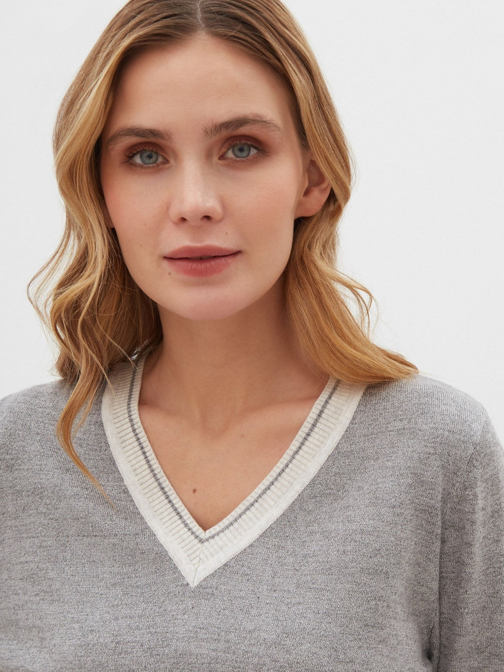 Conso/KJL 220707 - light grey Джемпер Женский