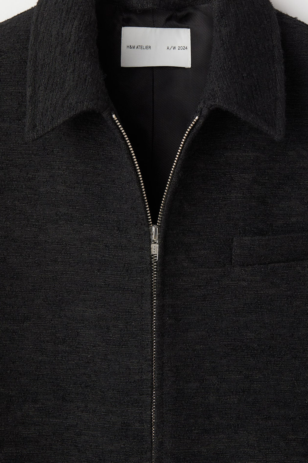 Sobrecamisa texturizada con cremallera - H&m фото 8