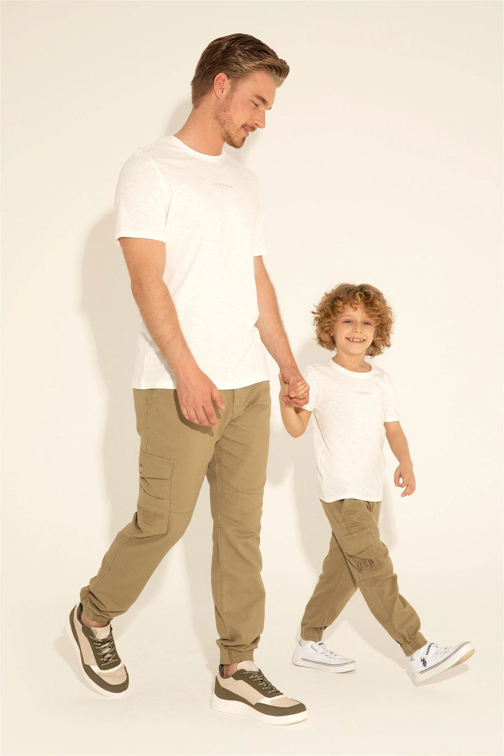 Брюки цвета хаки для мальчиков из парусины Неожиданная скидка в корзине