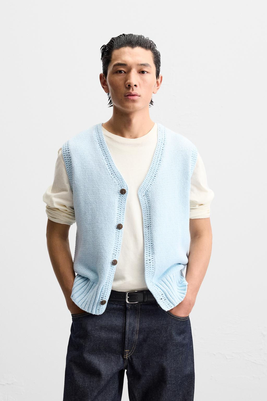 KNITTED WAISTCOAT - Zara фото 2