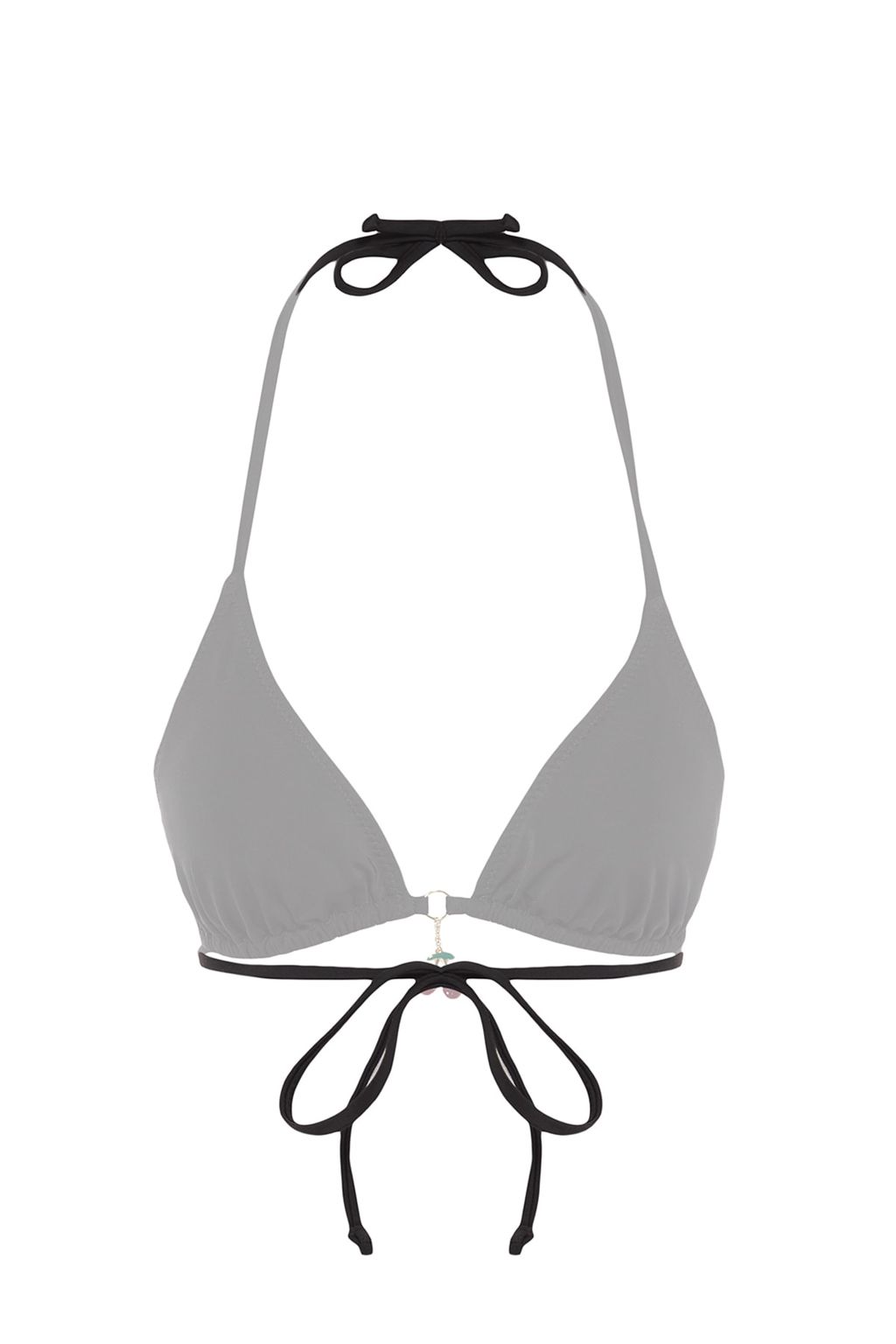 TRENDYOLMILLA Siyah Ucgen Aksesuarl? Bikini Ustu TBESS23BU00045  фото 8