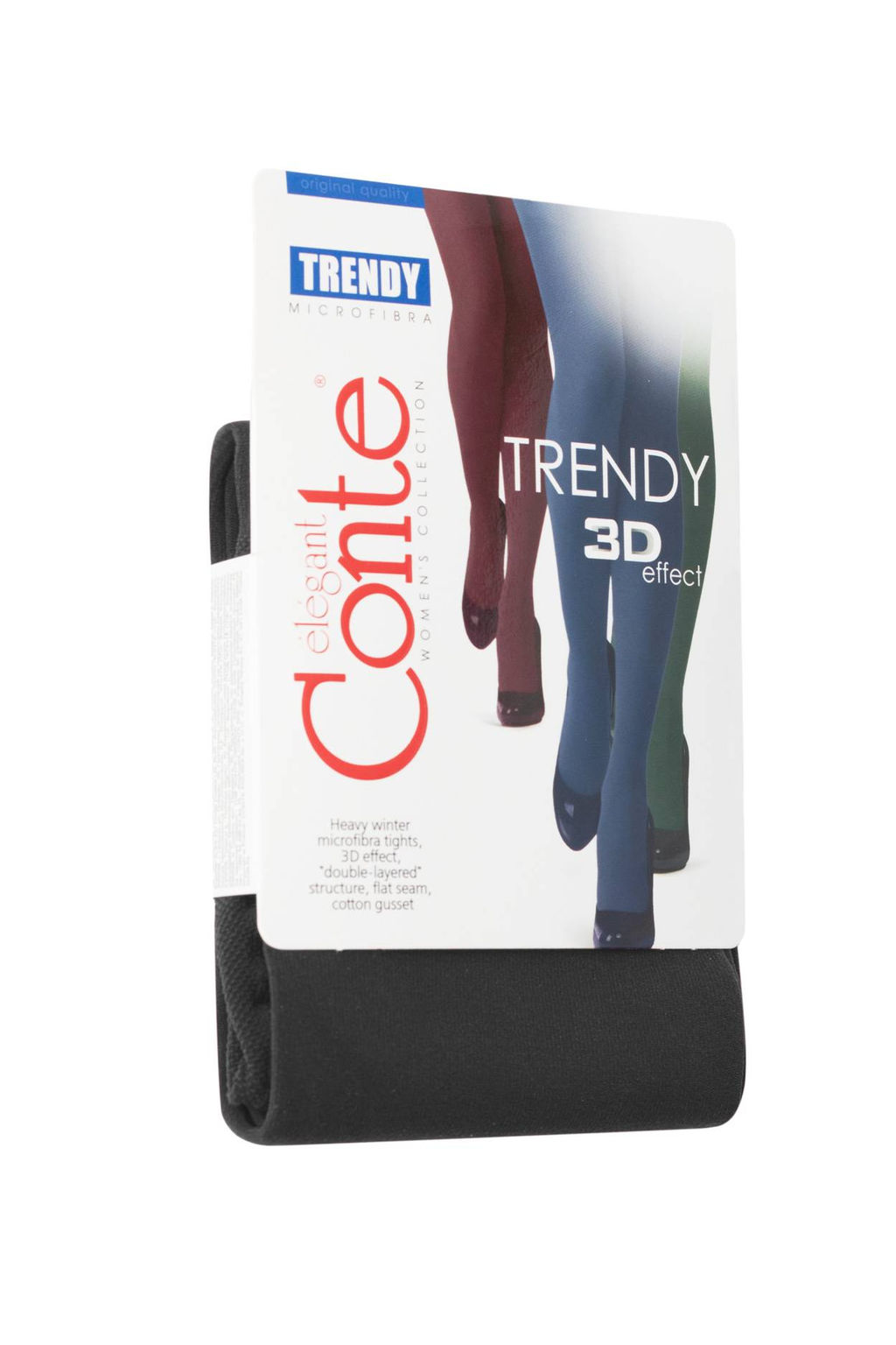 Колготки теплые CONTE Плотные колготки TRENDY 150 anthracite - Conte elegant фото 5
