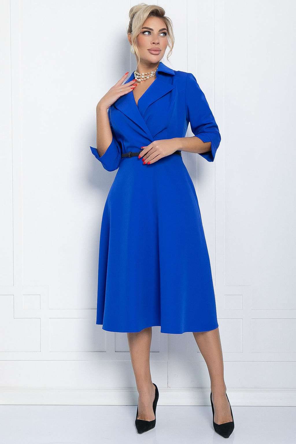 Платье Лесли (синее) П11518 - Lt collection фото 6