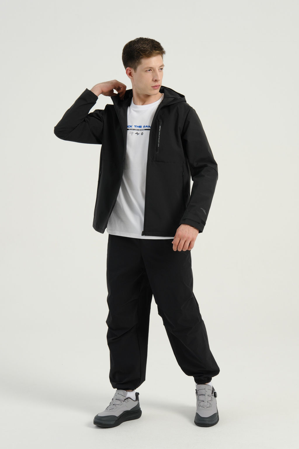 Куртка Черный TRN Woven Jacket - Anta фото 2