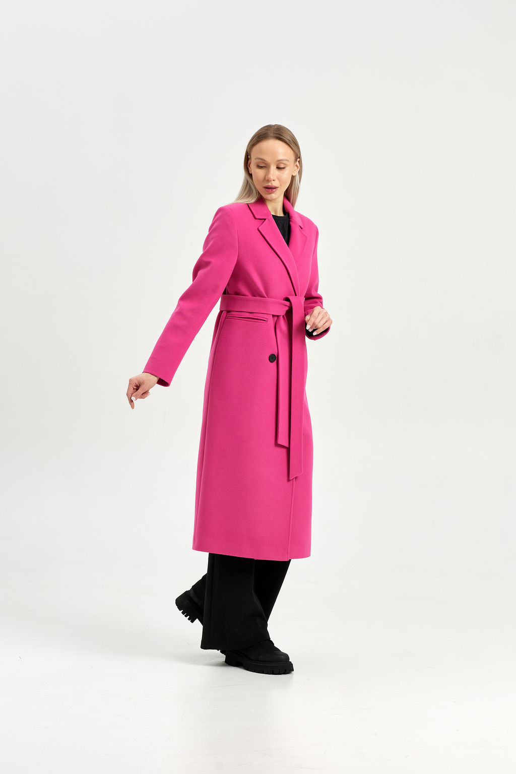 Пальто женское демисезонное 26880 (красный) - Kankan фото 13