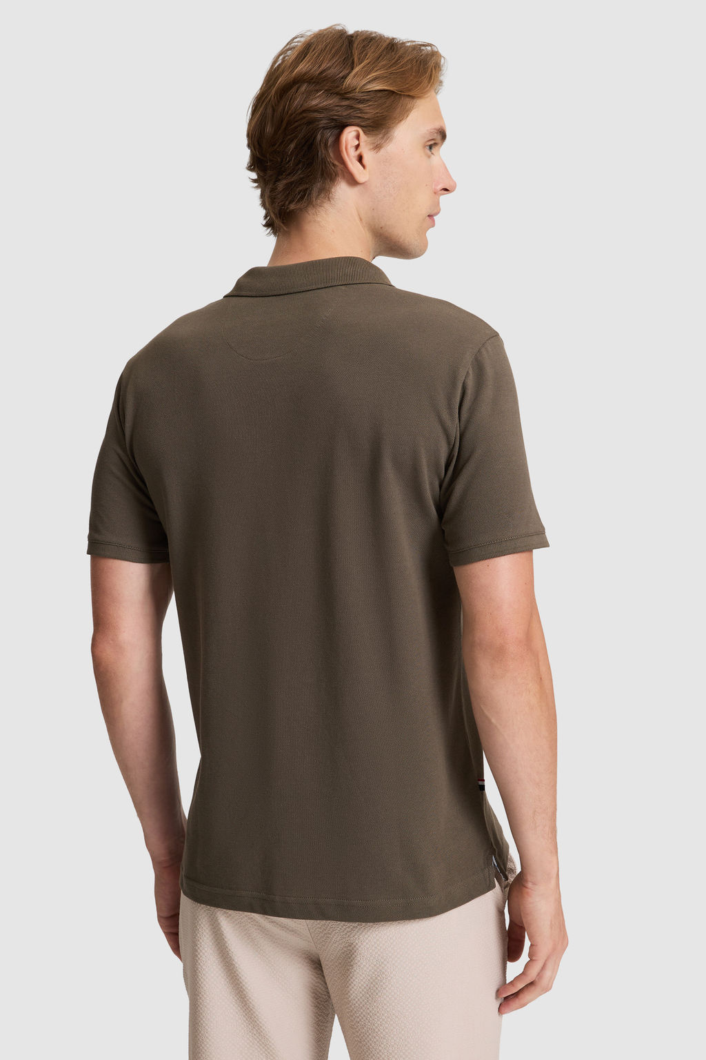 Erkek Koyu Haki Regular Fit Polo Yaka Basic Ti__rt - U.s. polo assn фото 5
