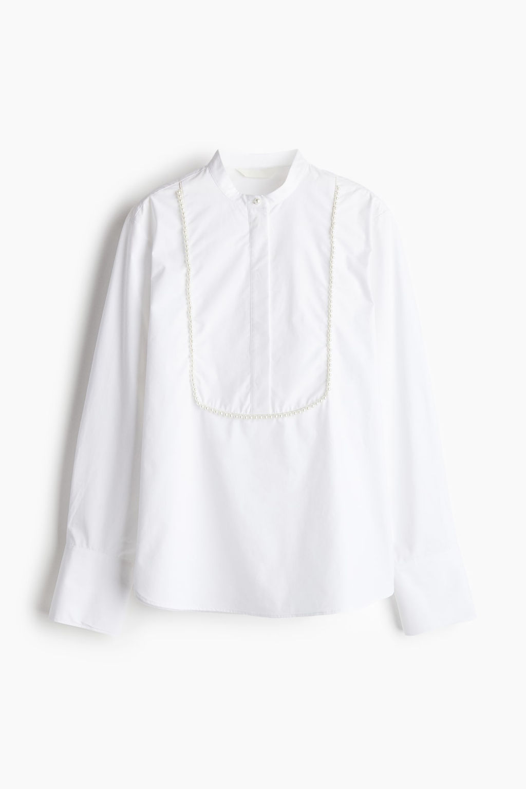 Camisa de esmoquin con cuentas decorativas - H&m фото 5