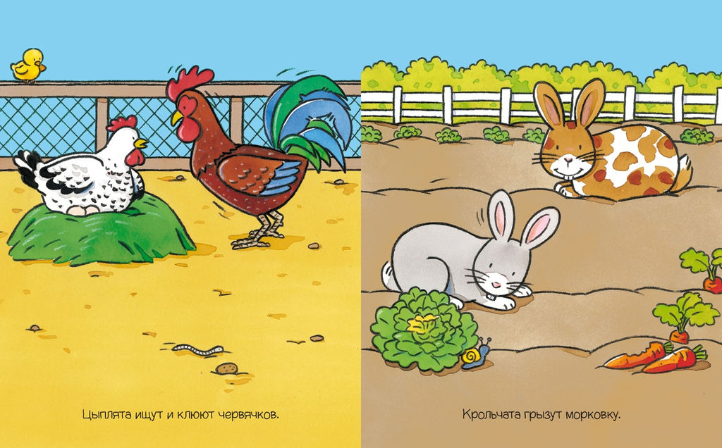 На ферме (с наклейками). Мишле С.