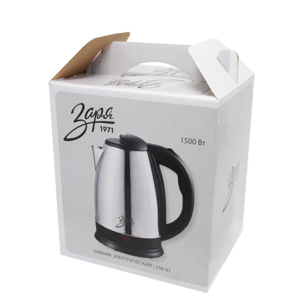 Чайник электрический металлический 1,8 л Заря, арт. 256-01 - Полимербыт фото 6