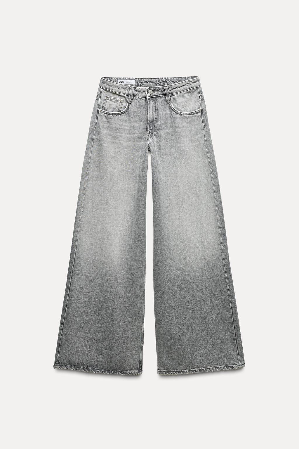 TRF ELEPHANT-LEG LOW-RISE JEANS - Zara фото 7