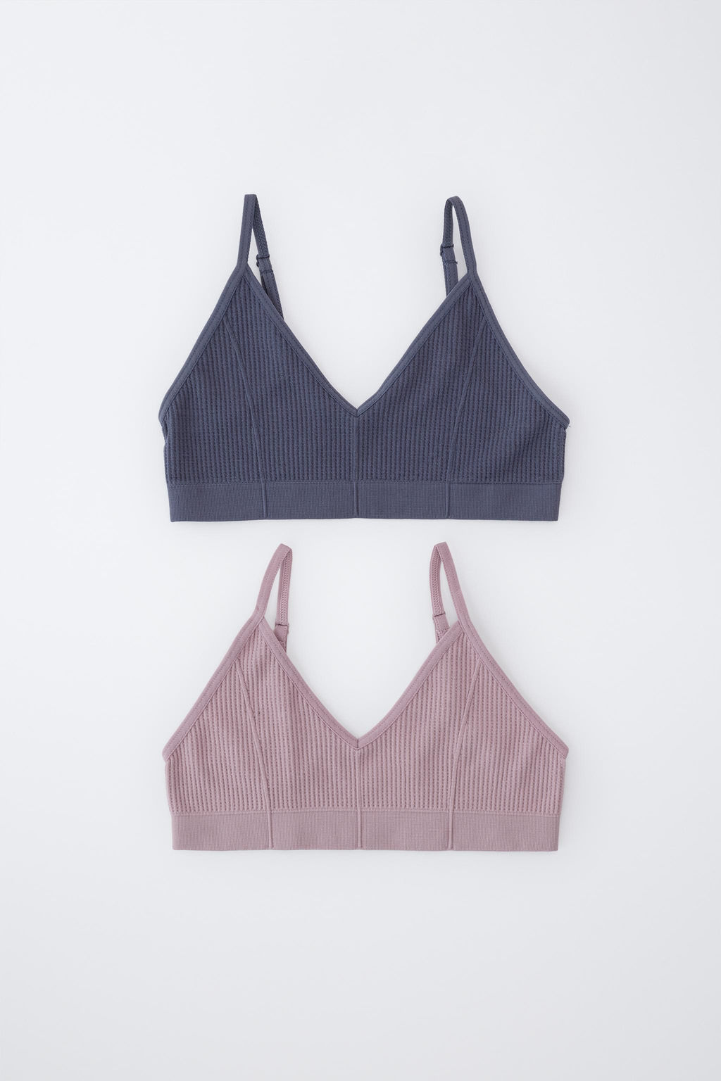 8-14 YEARS/ TWO-PACK OF WAFFLE TEXTURE TOPS - Zara фото 4