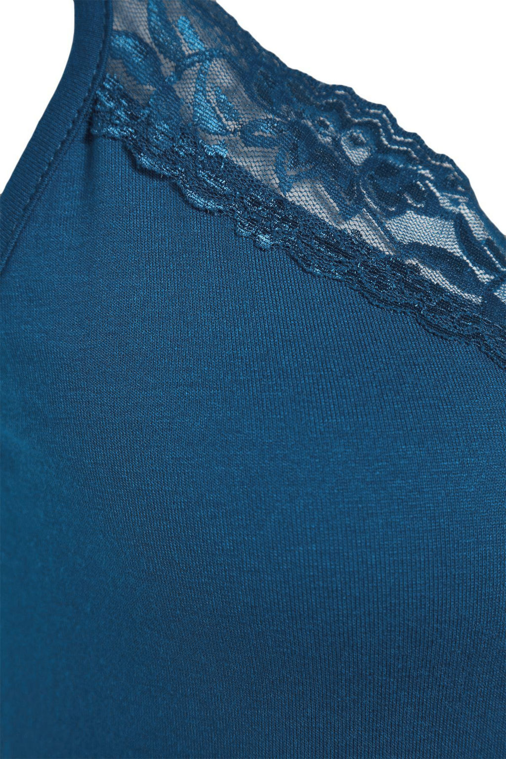 Trendyolmilla Siyah Dantelli ve Kurdele/Fiyonk Detayl? Ip Ask?l? Viskon Orme Pijama Tak?m? THMSS20PT0134  фото 8