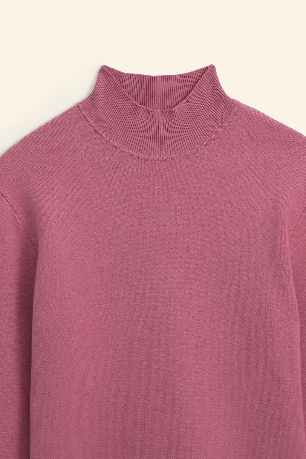 LIMITED EDITION COMPACT HIGH NECK SWEATER - Zara фото 6