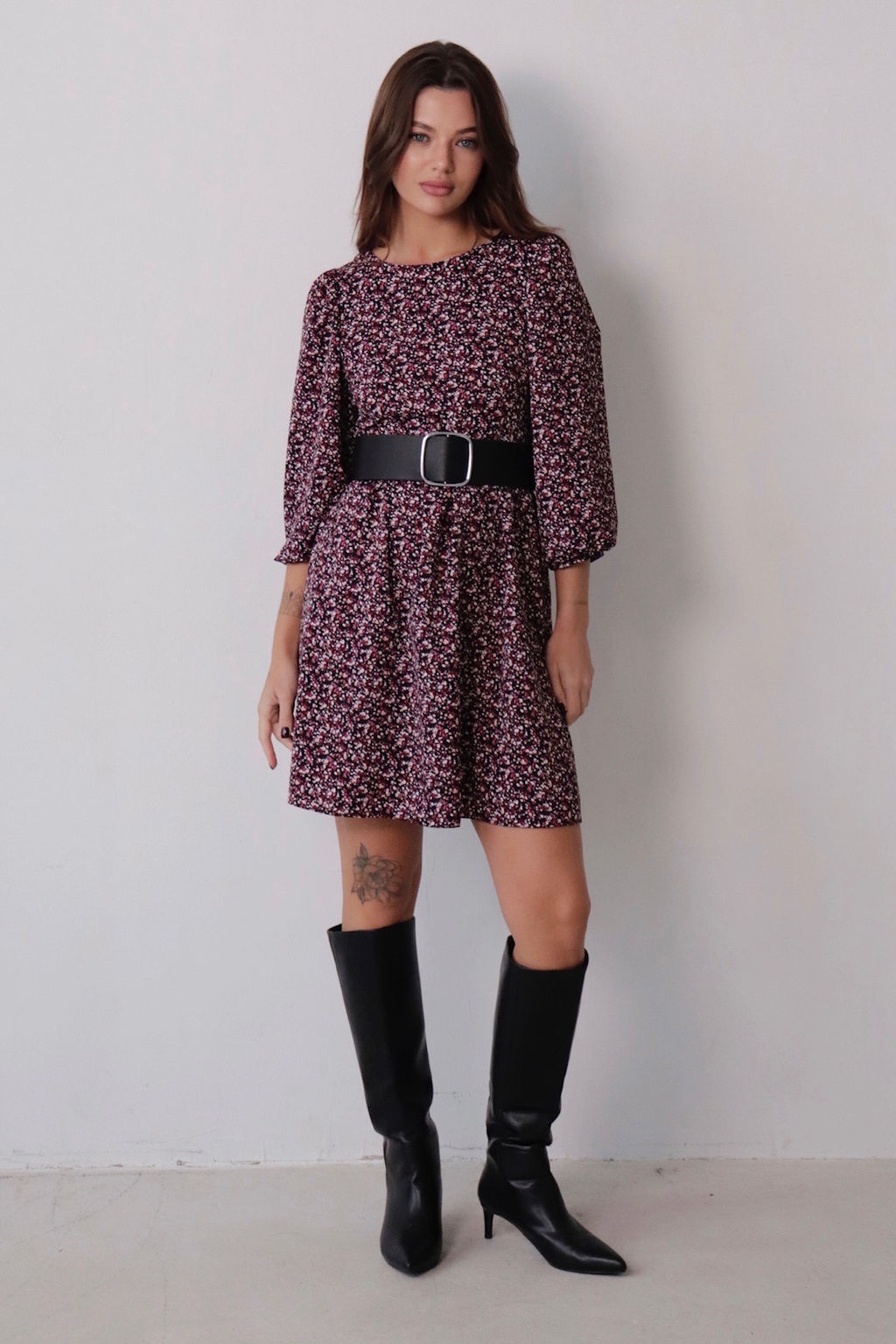 Платье с присборенной юбкой - Martichelli фото 18