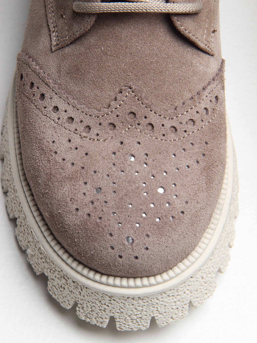 Ботинки 338.1541be. капучино замша/Байка