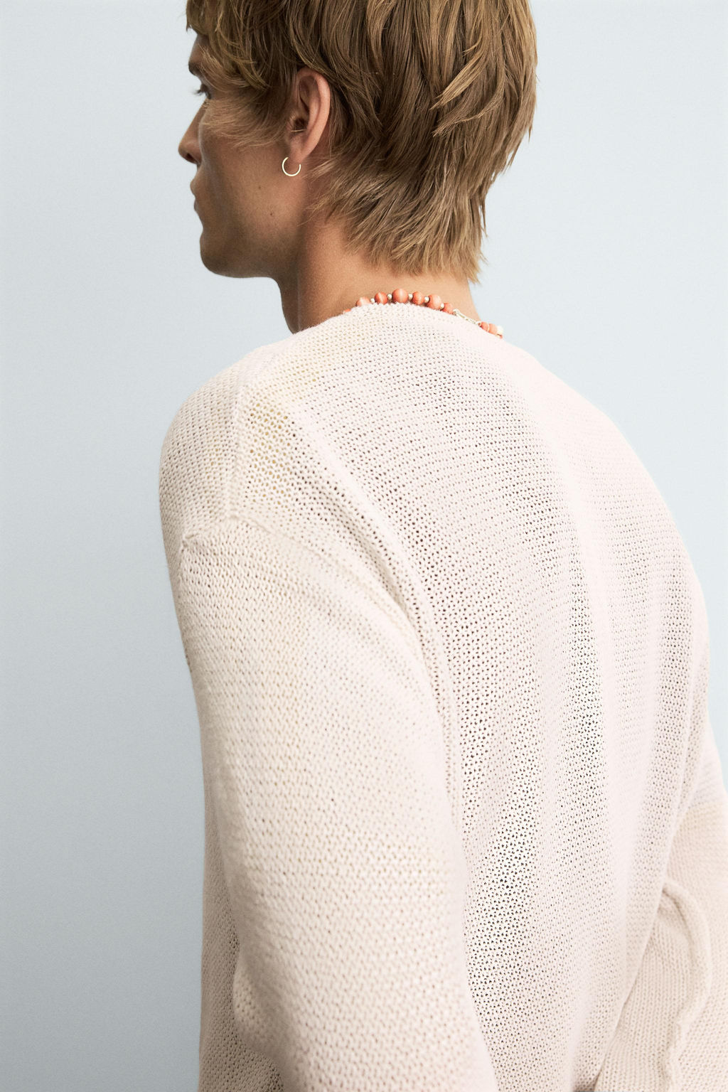 TEXTURED KNIT SWEATER - Zara фото 7