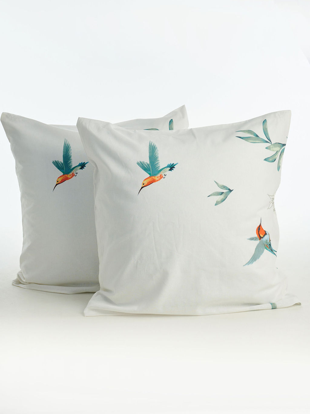 Комплект наволочек бязь - Колибри, цвет белый 50х70